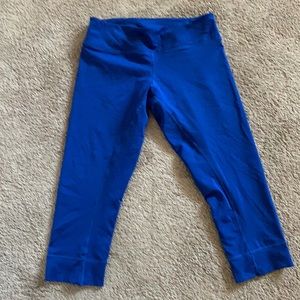 ASICS royal blue athletic Capri tights